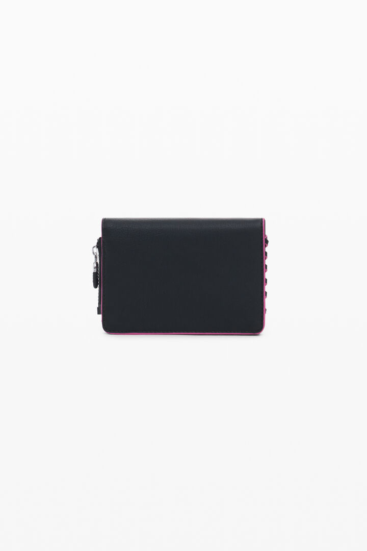 Small braided leather-effect wallet | Desigual