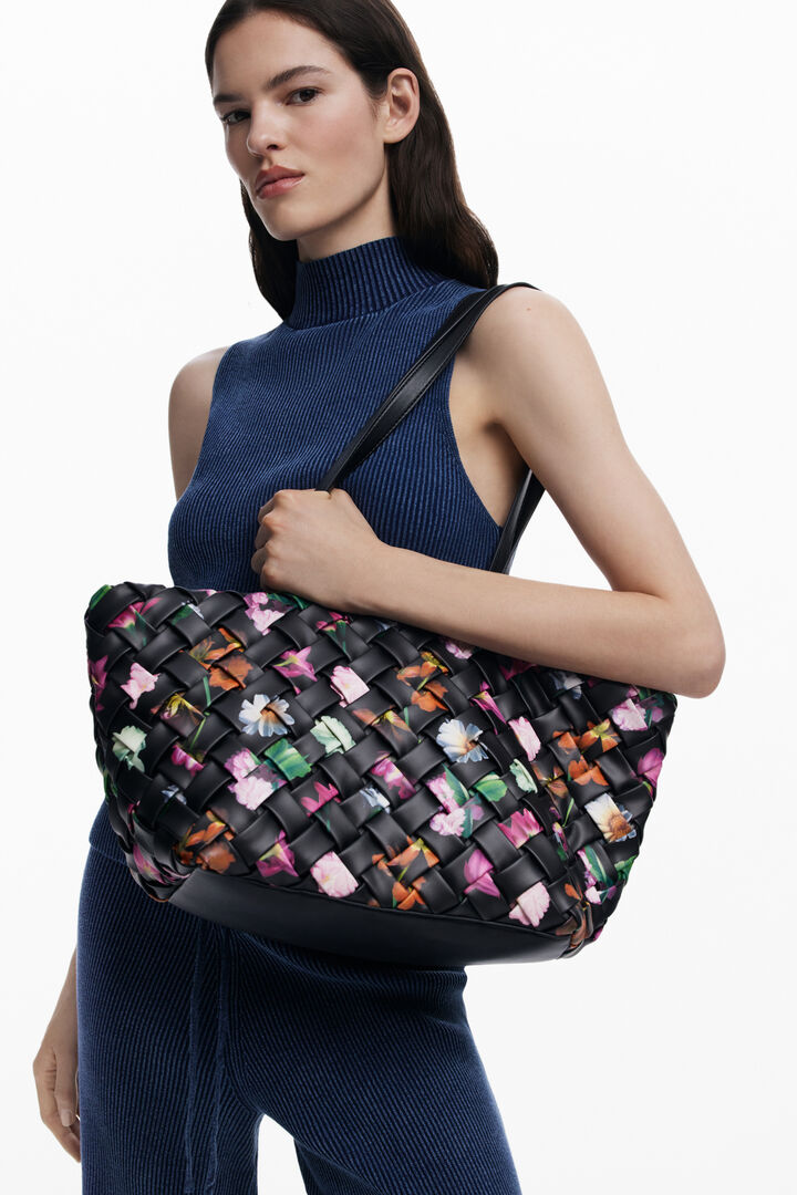 Bolso shopper flores | Desigual