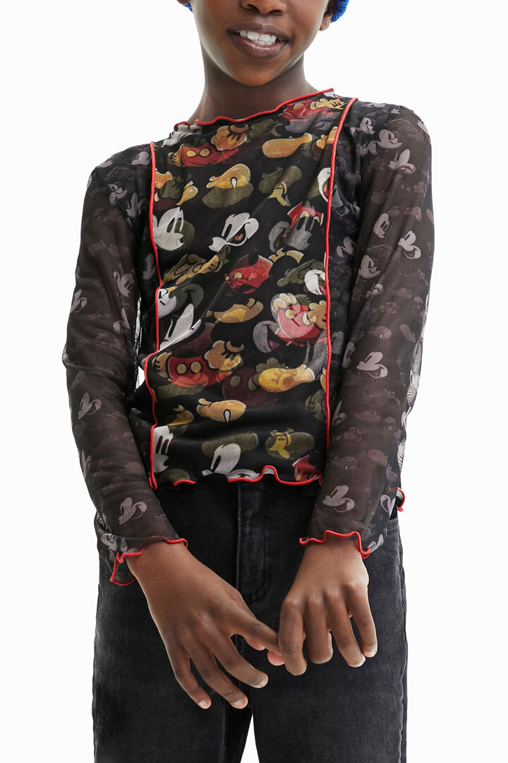 Tylové tričko Mickey Mouse | Desigual