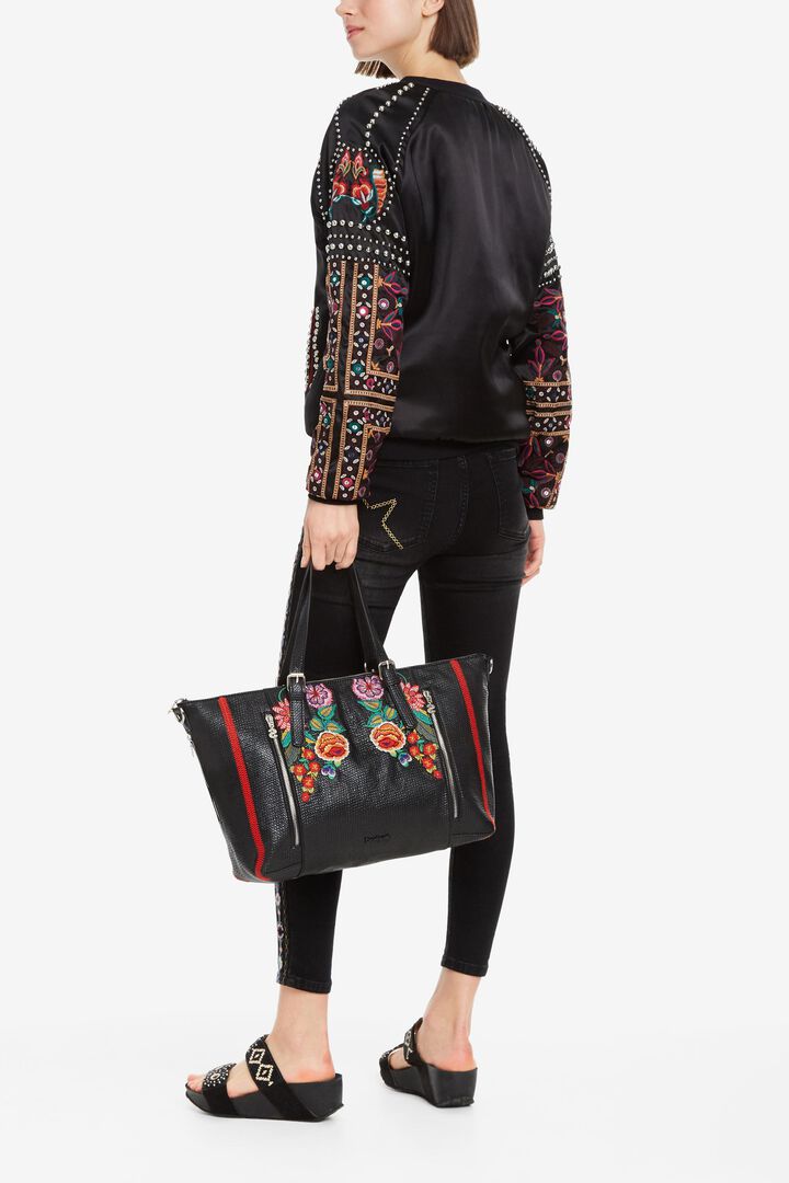Floral Woven Bag | Desigual