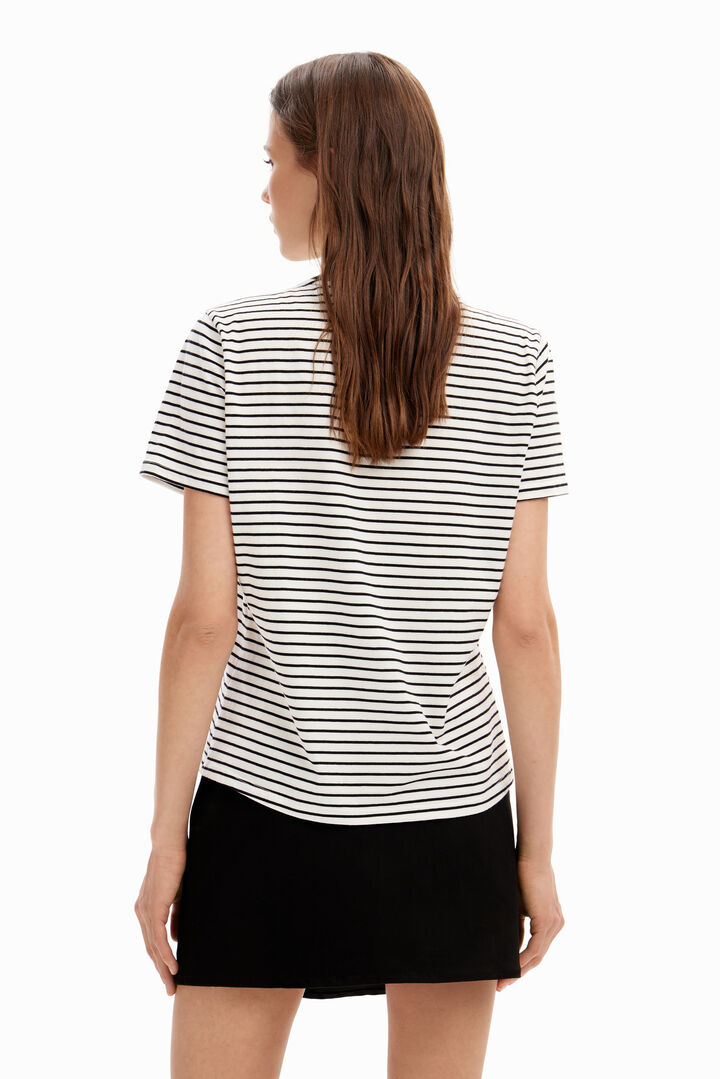 Striped Mickey Mouse T-shirt | Desigual