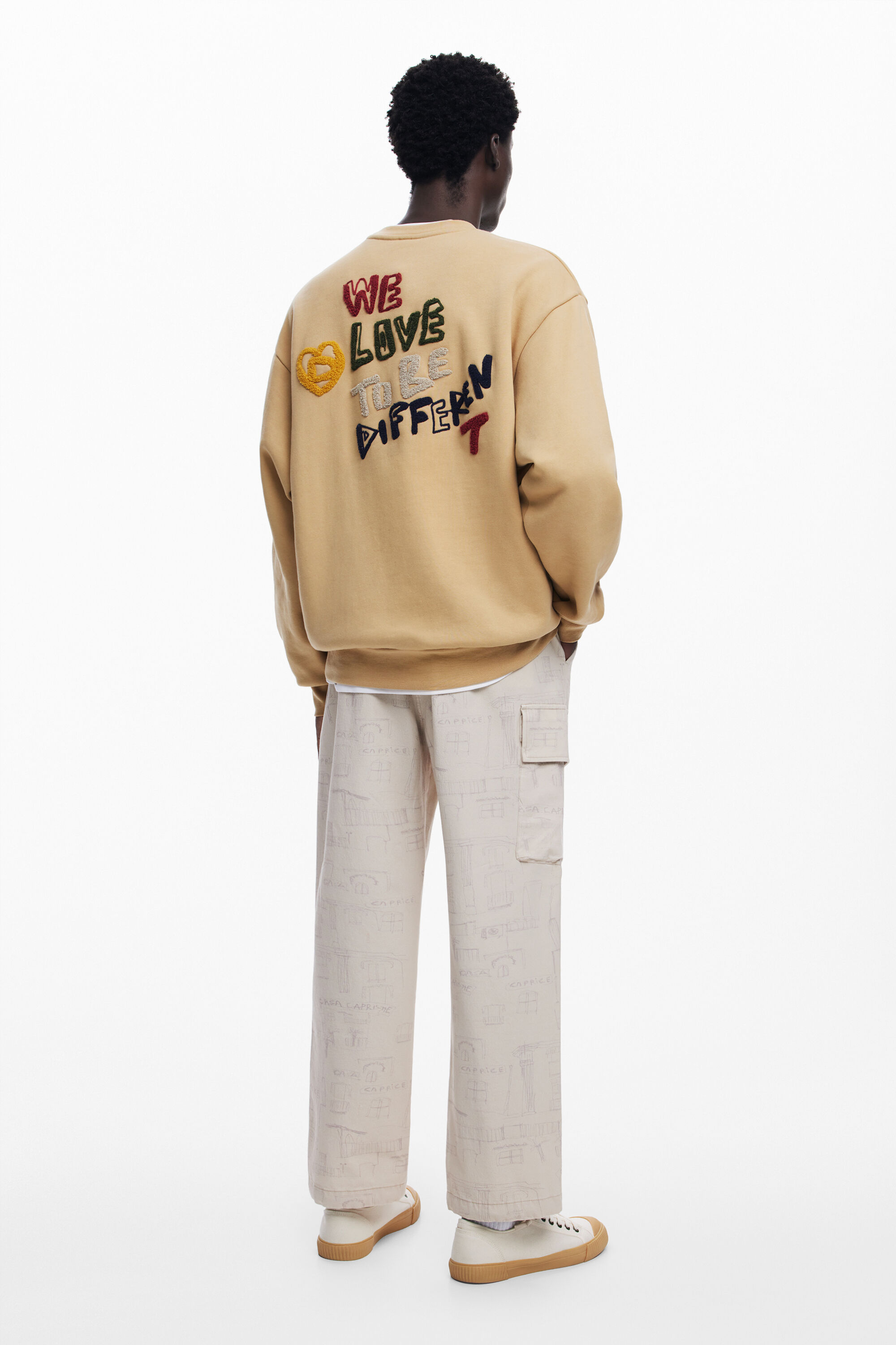 Embroidered sweatshirt mens discount