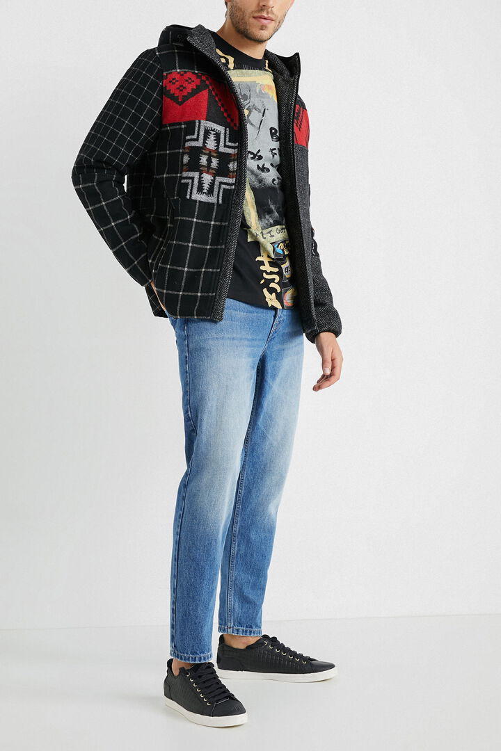 Hooded cloth jacket | Desigual
