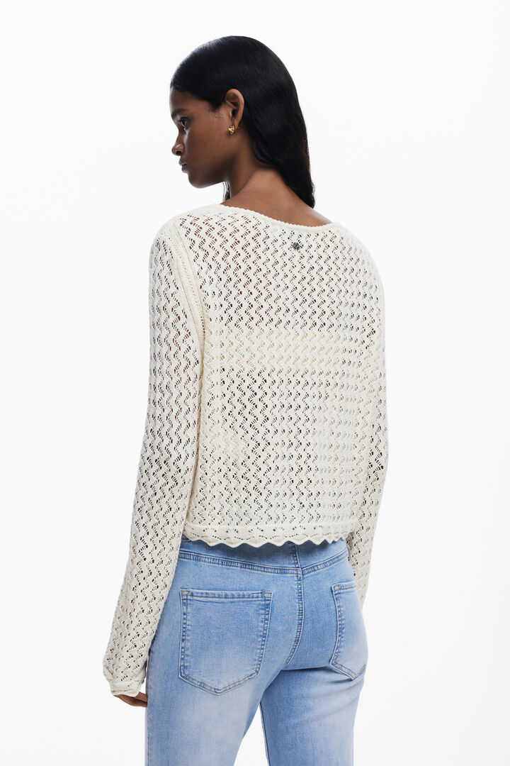 Jersey cropped calados | Desigual