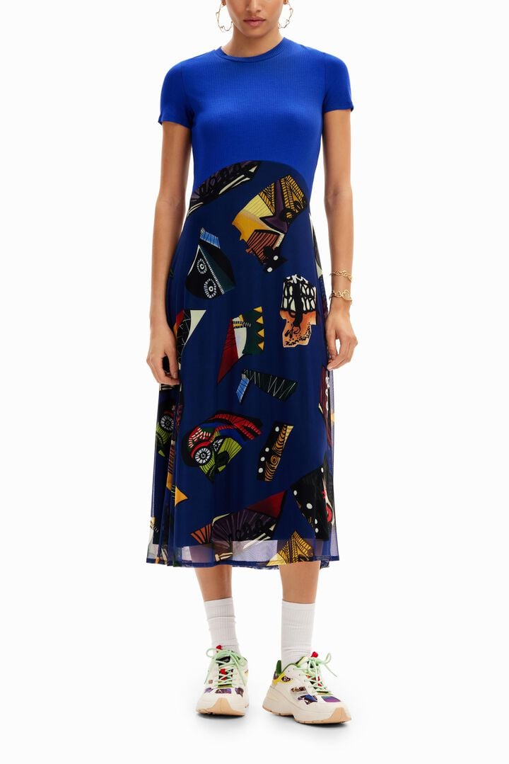 Midi dress combined M. Christian Lacroix | Desigual