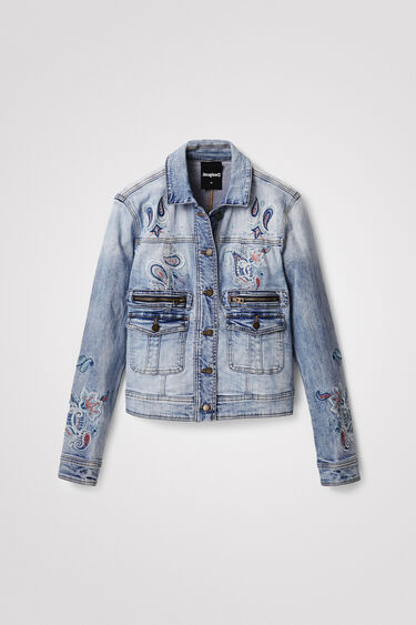 Paisley denim jacket | Desigual