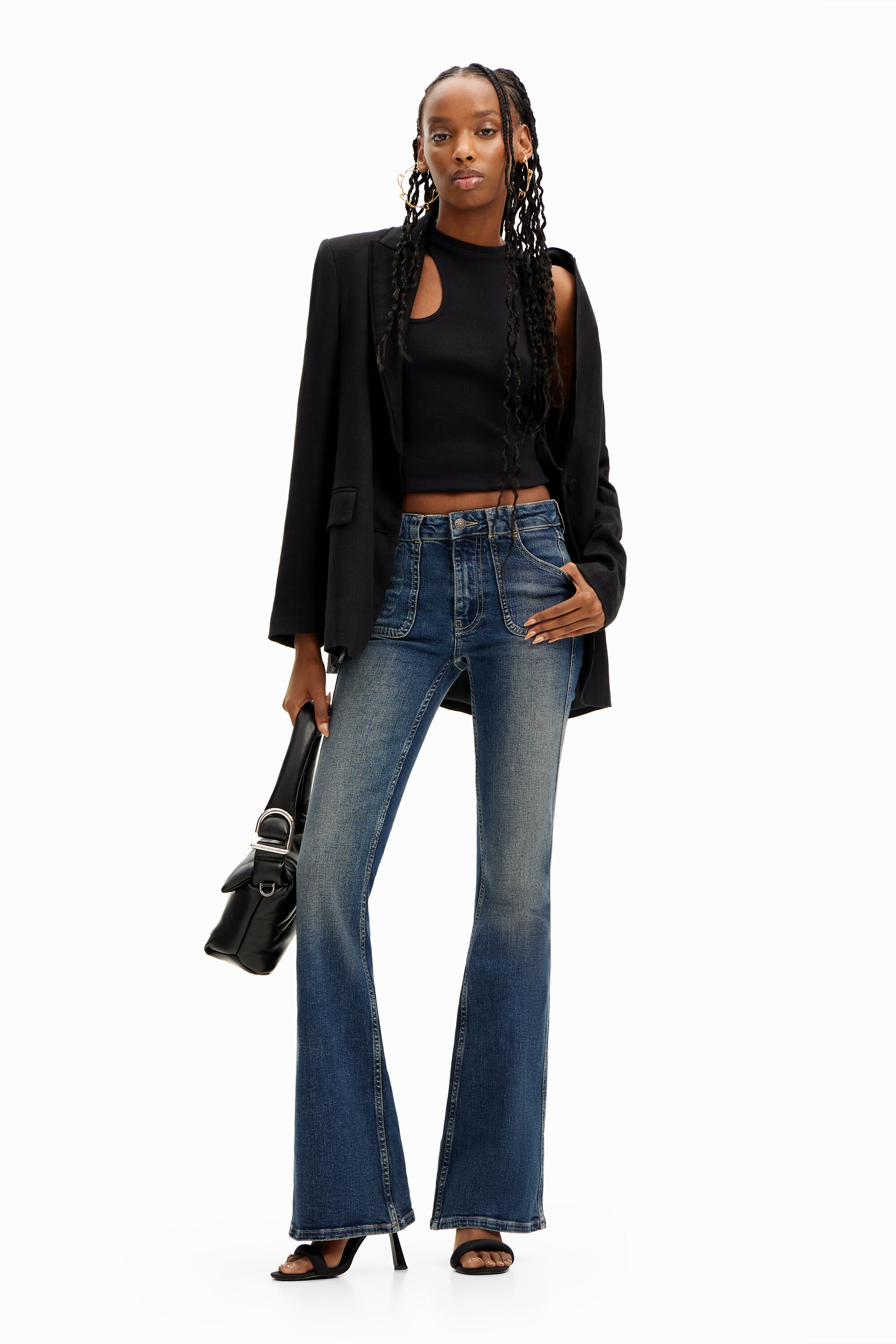 Jean flare pour femme Desigual