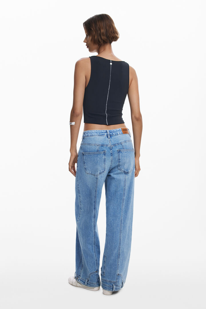 Camiseta tirantes rib | Desigual
