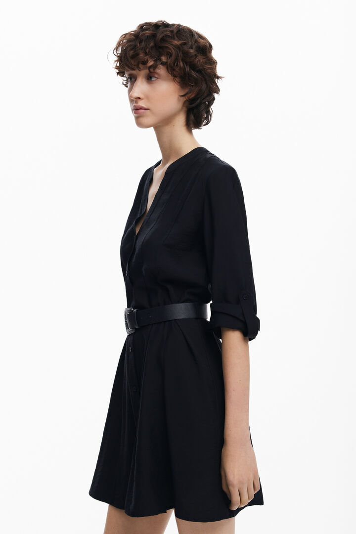 Shirt dress with belt | Desigual
