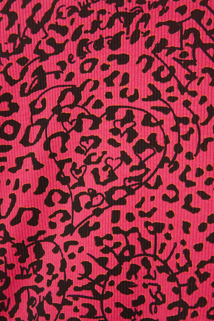 Ribbed T-shirt animal print | Desigual