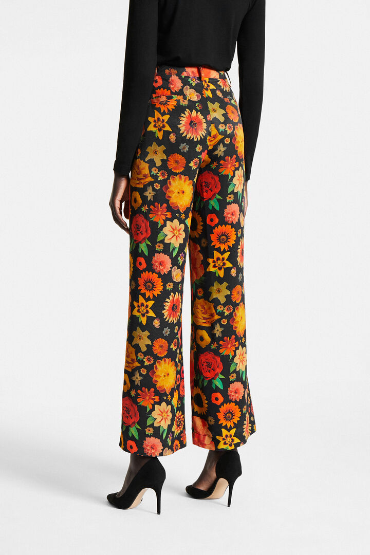 Pantalons campana floral | Desigual