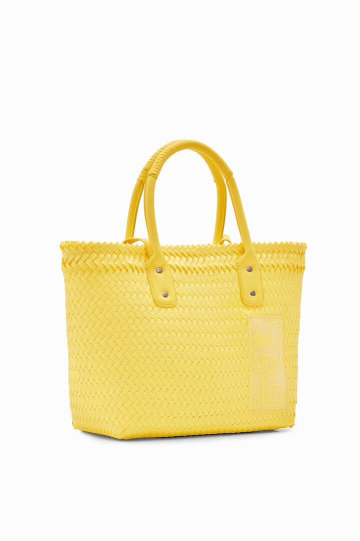 Bossa shopper mitjana trenada | Desigual