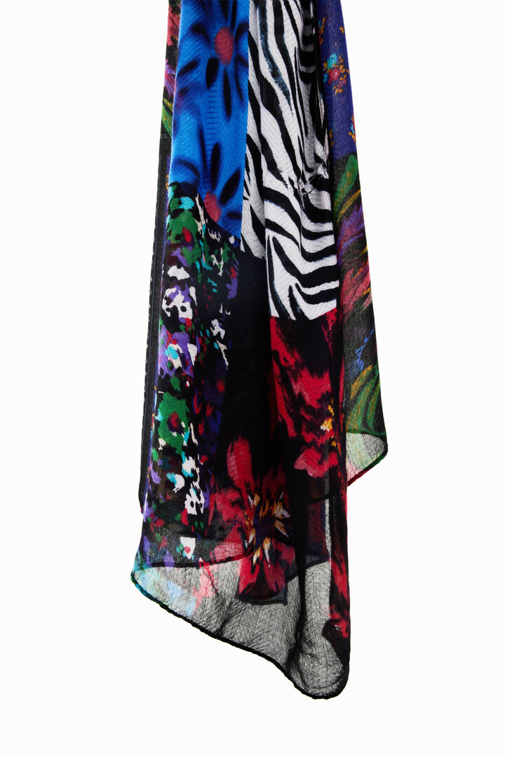 Foulard rectangular patch | Desigual
