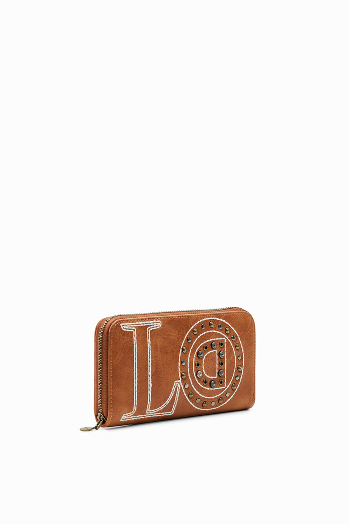 Porta-moedas grande LOVE | Desigual