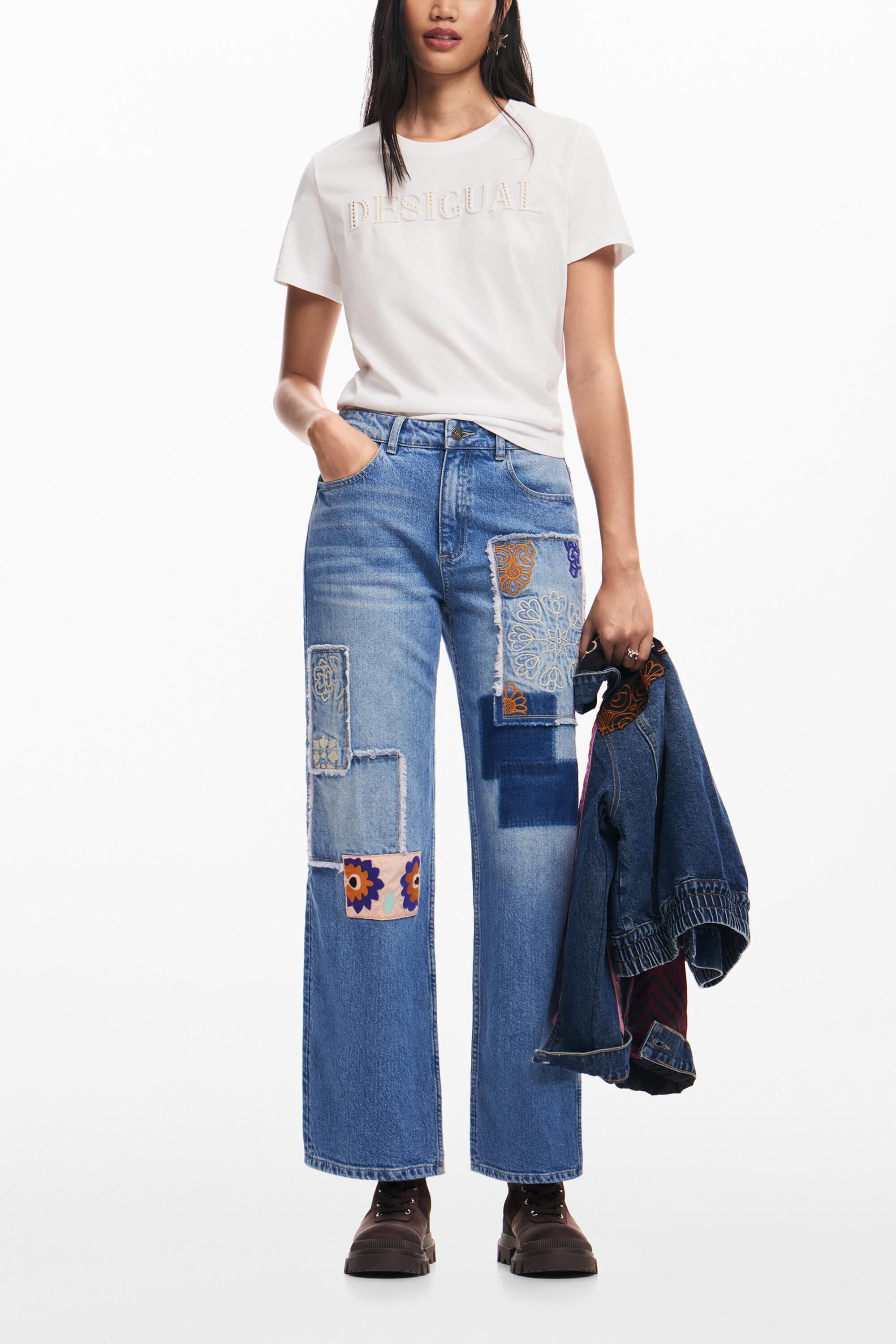Patchwork jeans women's I Desigual.com