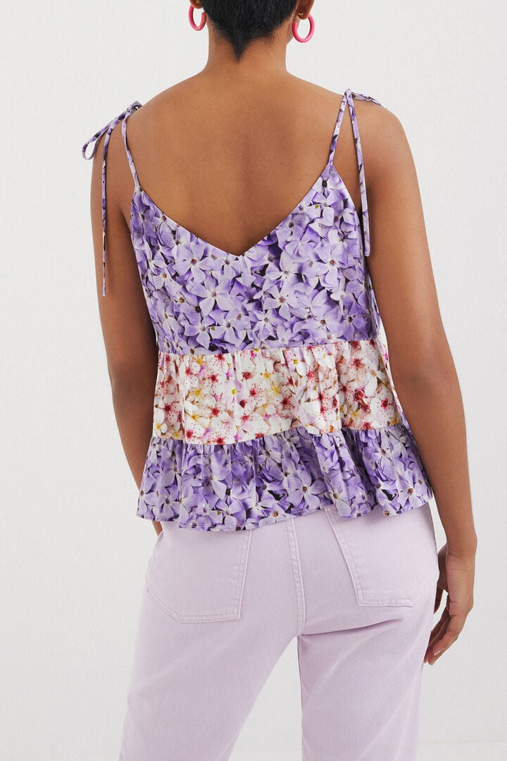 Top à bretelles à fleurs | Desigual