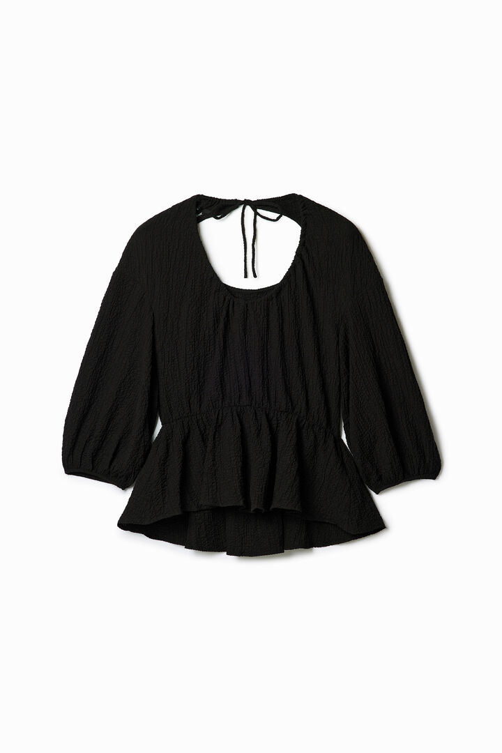 Textured cut-out blouse | Desigual