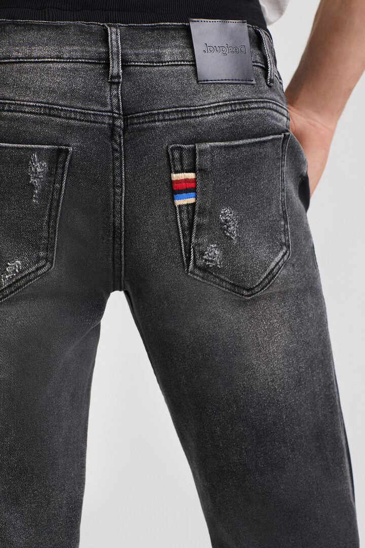 Hybrid denim jogging trousers | Desigual