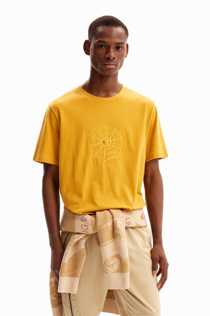 T-Shirt Spinnennetz Herz