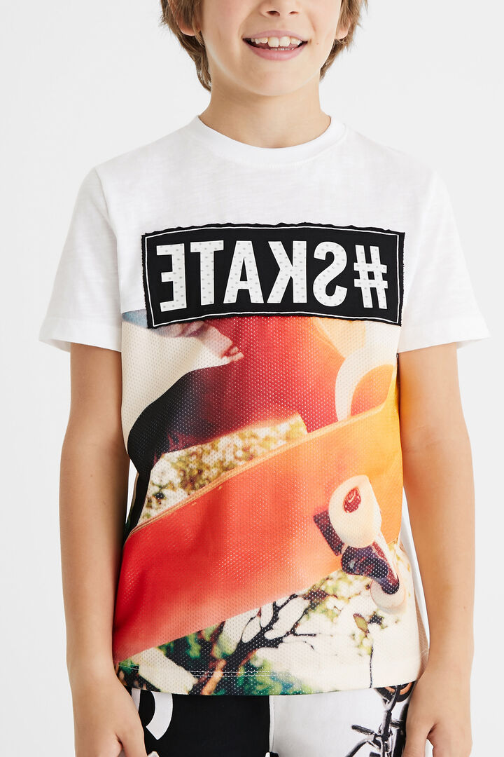 Camiseta skate 100% algodón | Desigual