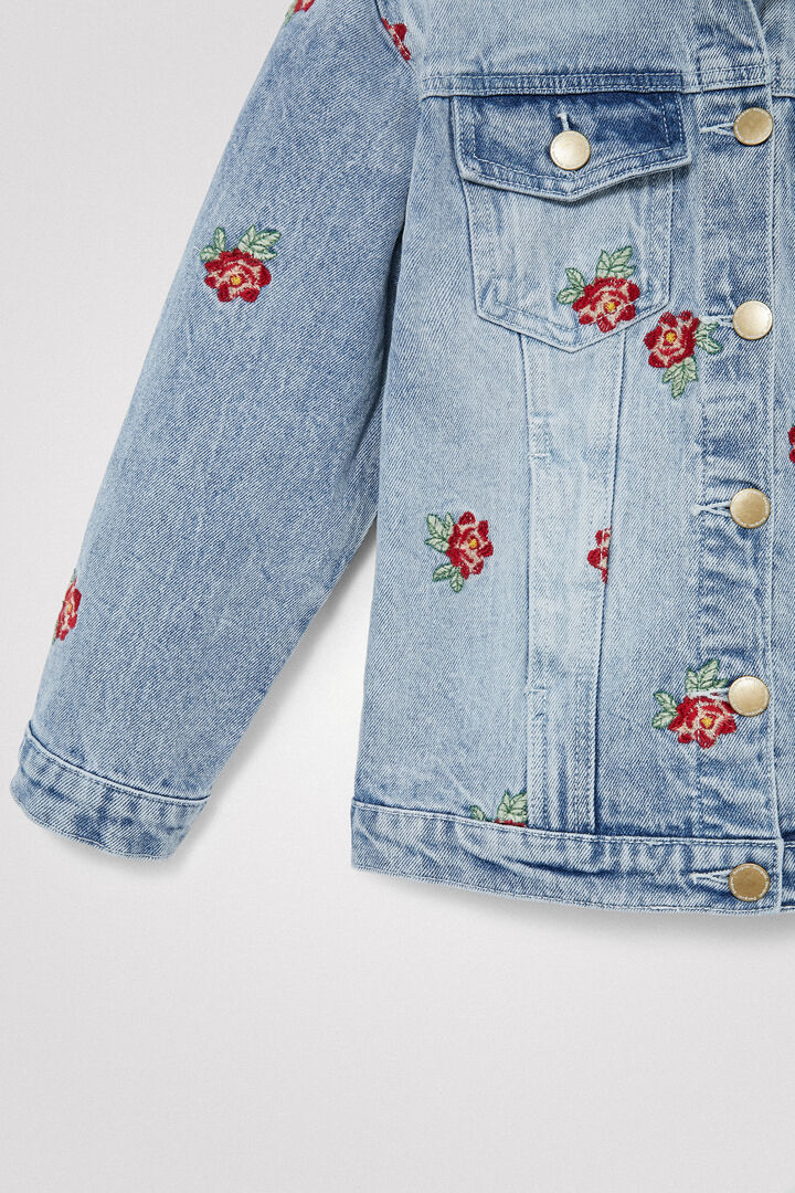 Rose denim jacket | Desigual