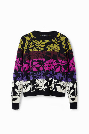 Floral jacquard pullover | Desigual