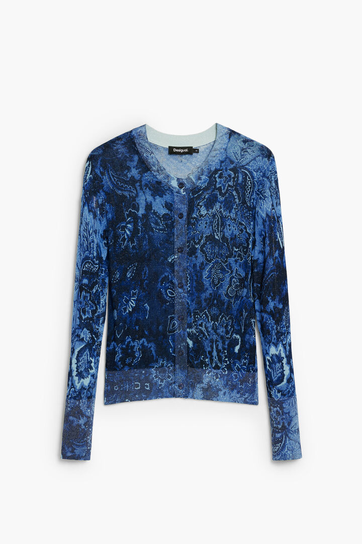Shiny button sweater | Desigual