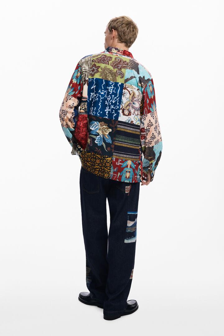 Chemise effet patch carpe | Desigual