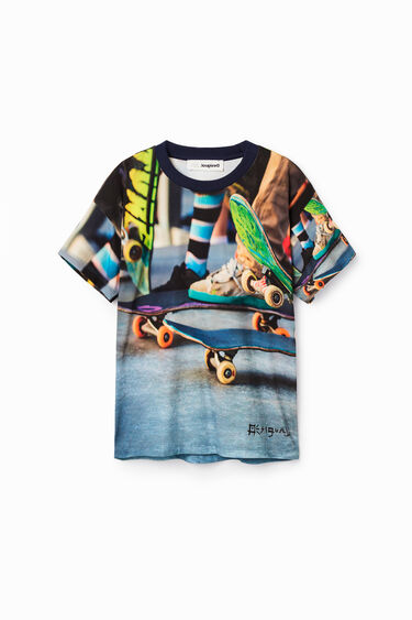Camiseta fotográfico skate | Desigual