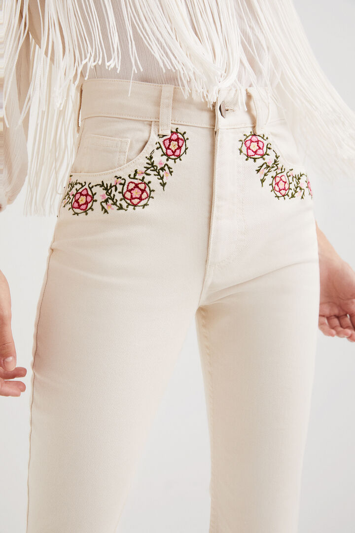 Zvončast cropped jeans | Desigual