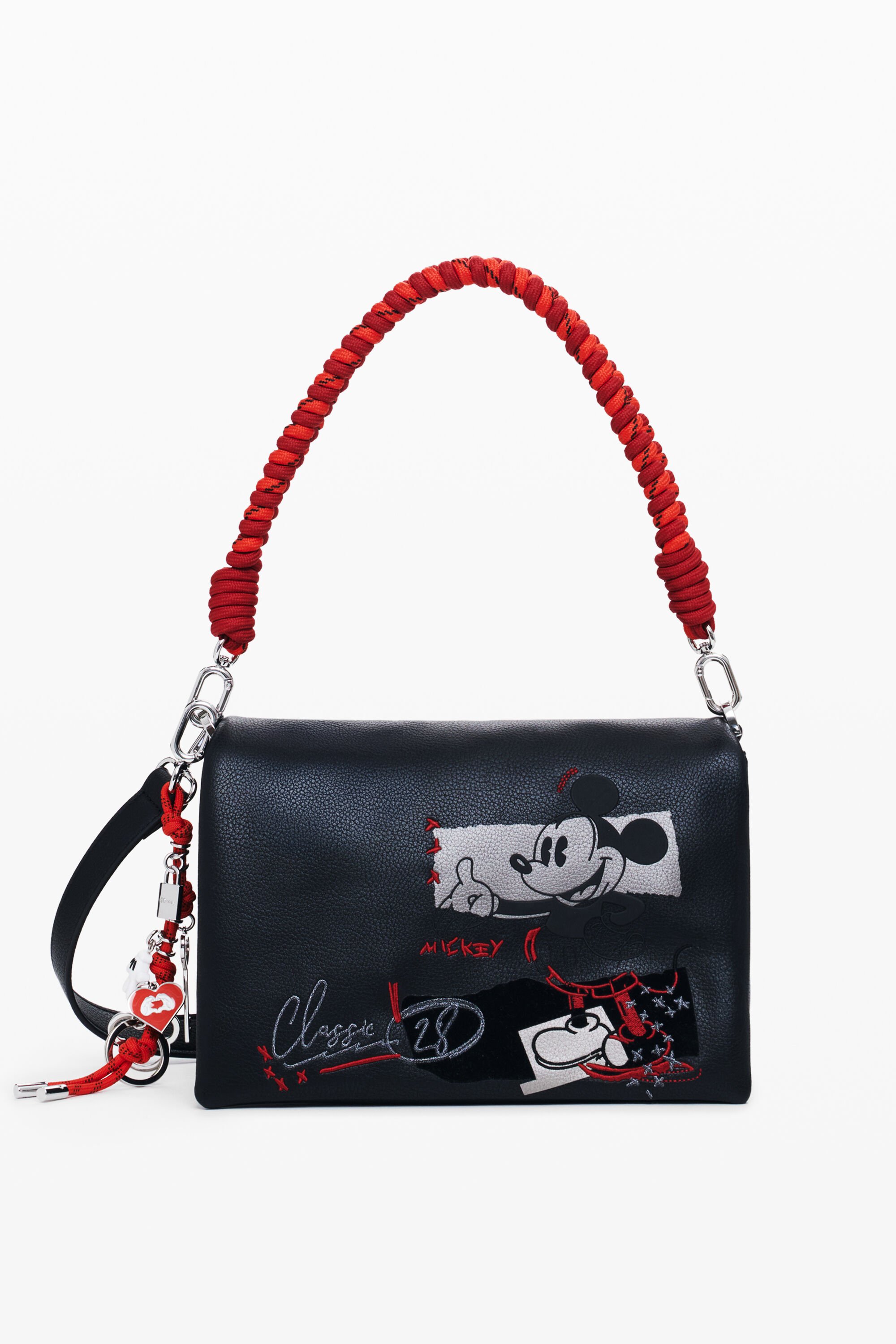 Sac bandoulière effet cuir Mickey™ moyen - Desigual - Modalova