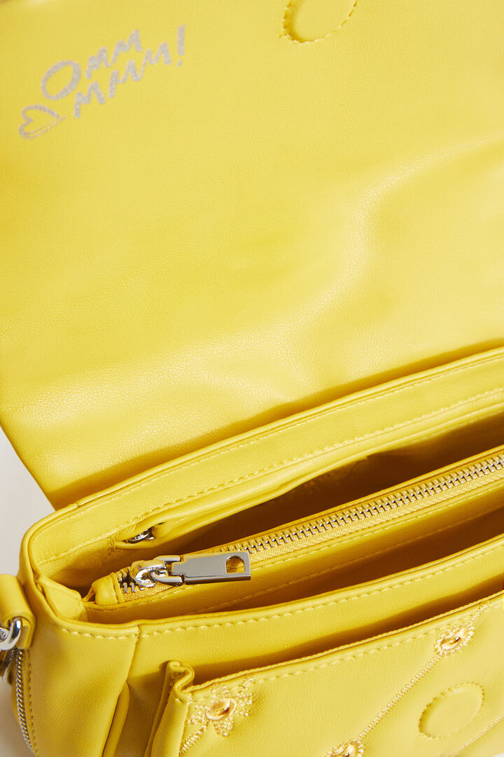 Leather effect padded sling bag | Desigual