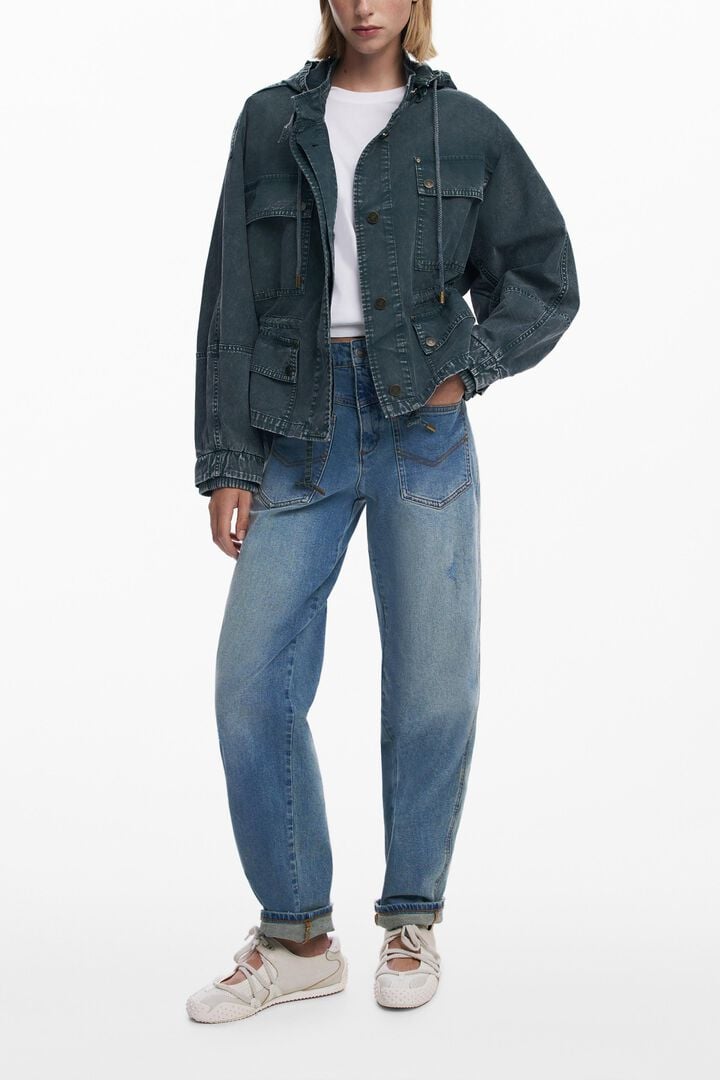 Padded parka jacket