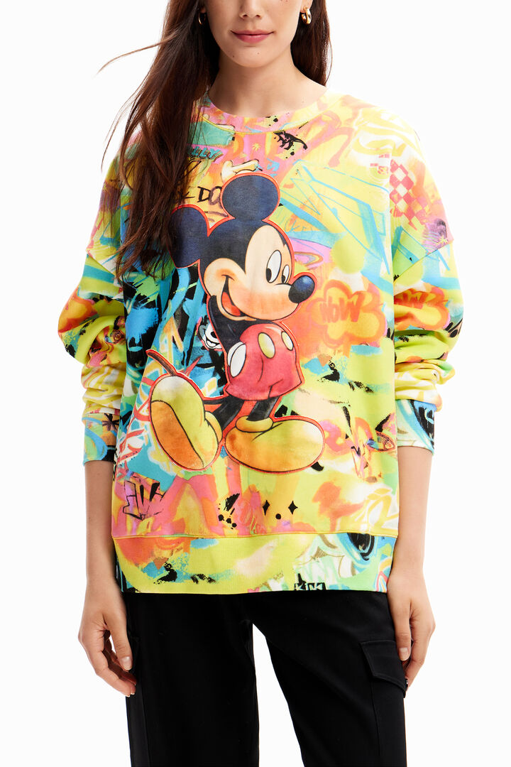 Sudadera oversize Mickey Mouse | Desigual