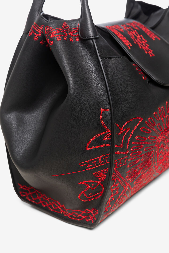 Bag embroideries heart | Desigual