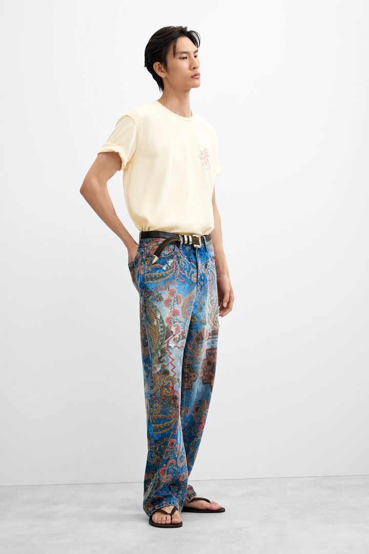 PANTALONI DI JEANS STAMPATI