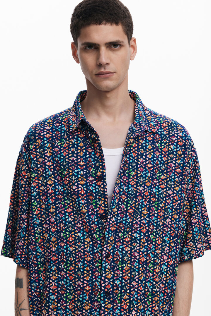Ethnic short-sleeve shirt | Desigual