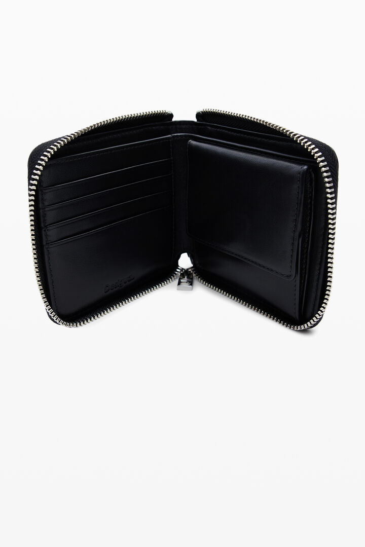 M padded leather wallet | Desigual