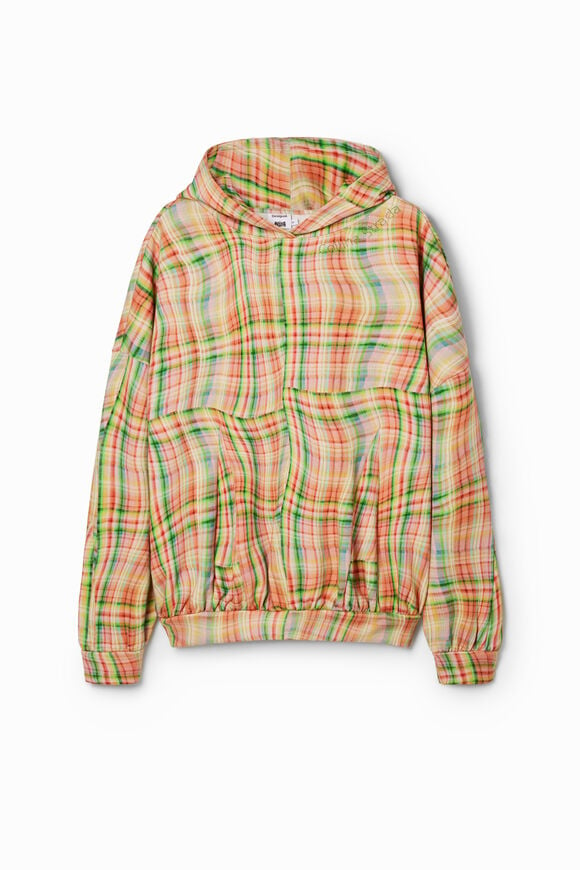 Collina Strada multicoloured gingham sweatshirt