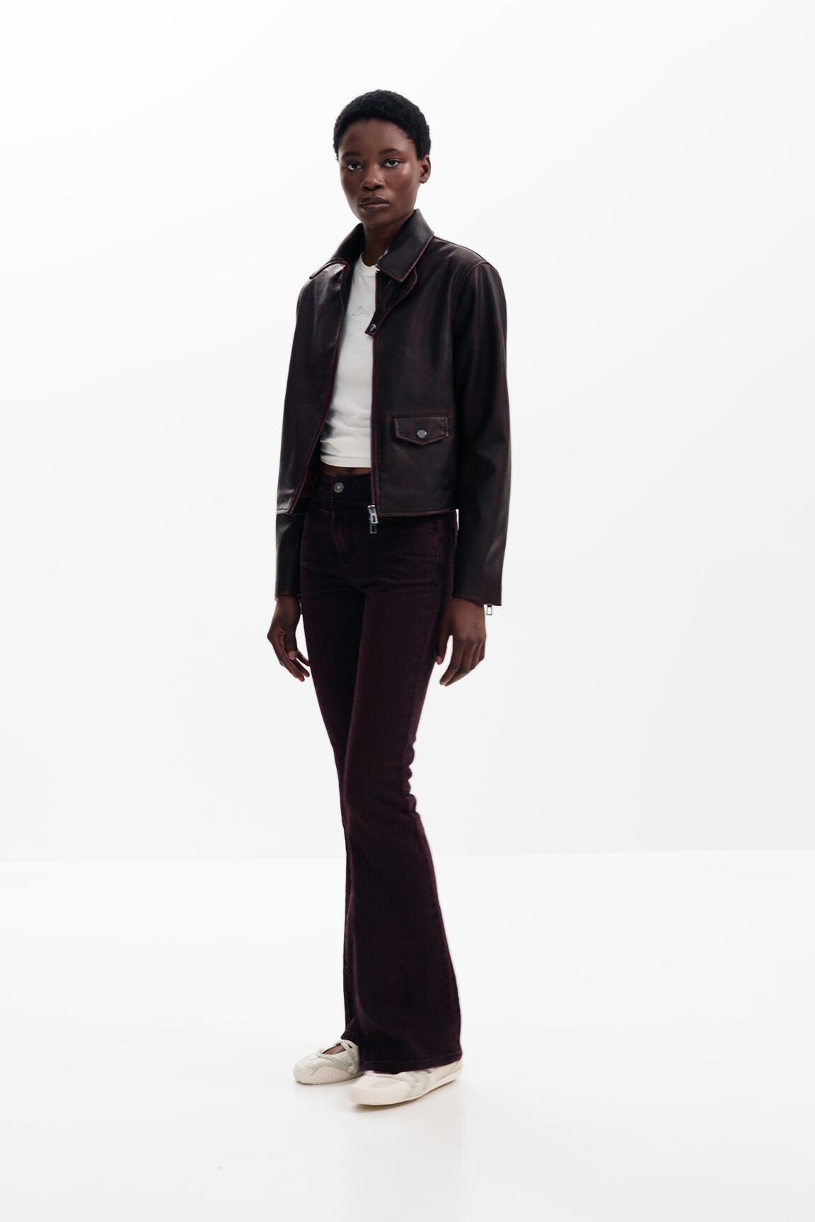 Desigual ジャケット フェイクレザー Shiny faux leather jacket Women's I Desigual.com