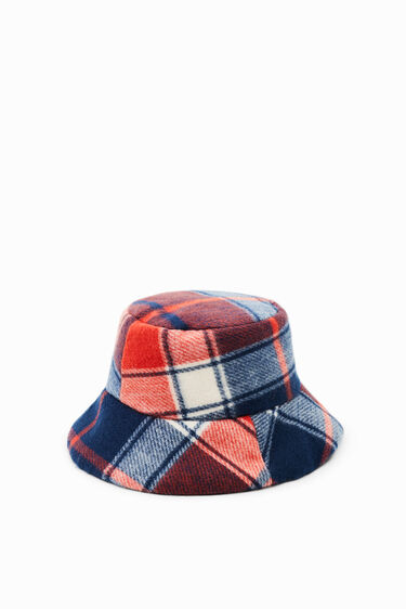 Kifordítható kockás sapka | Desigual