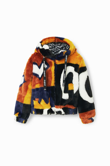 Girar algun lado Pagar tributo Chaqueta oversize peluche | Desigual.com