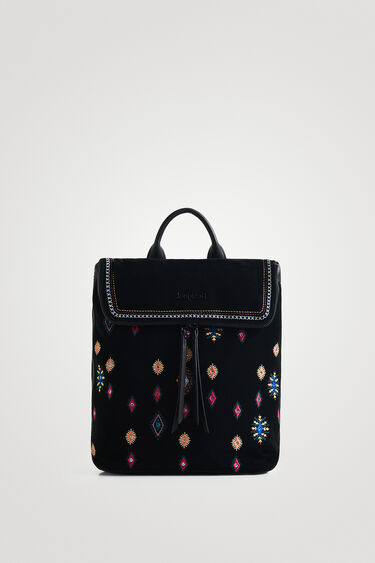 Square backpack embroideries | Desigual
