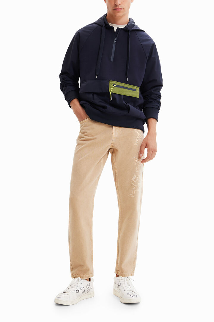 Technical hybrid sweatshirt | Desigual