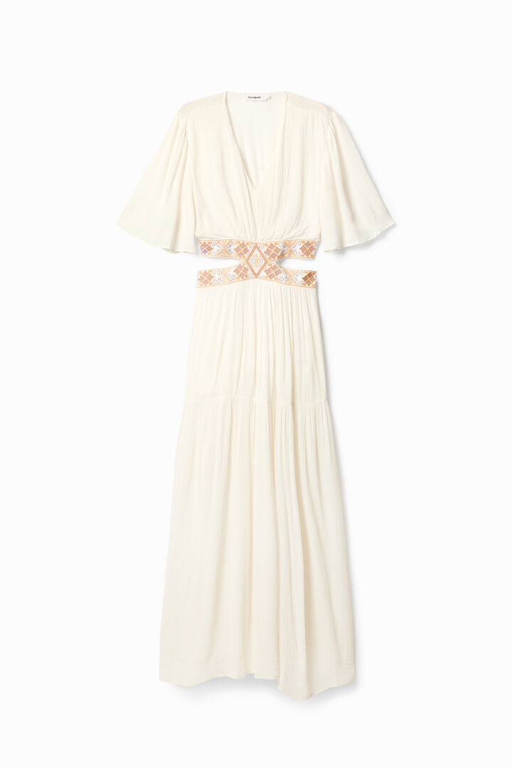 Long cut-out dress