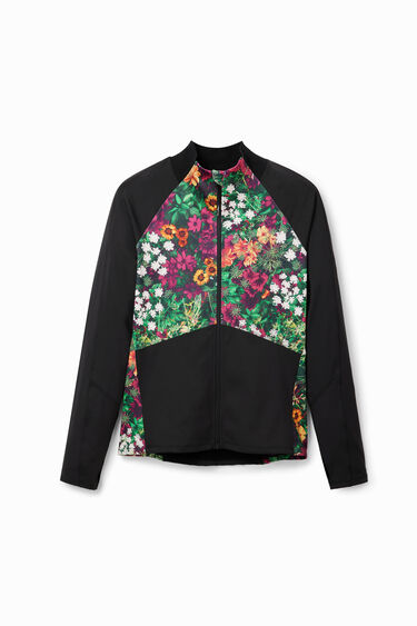 Floral slim sport jacket | Desigual