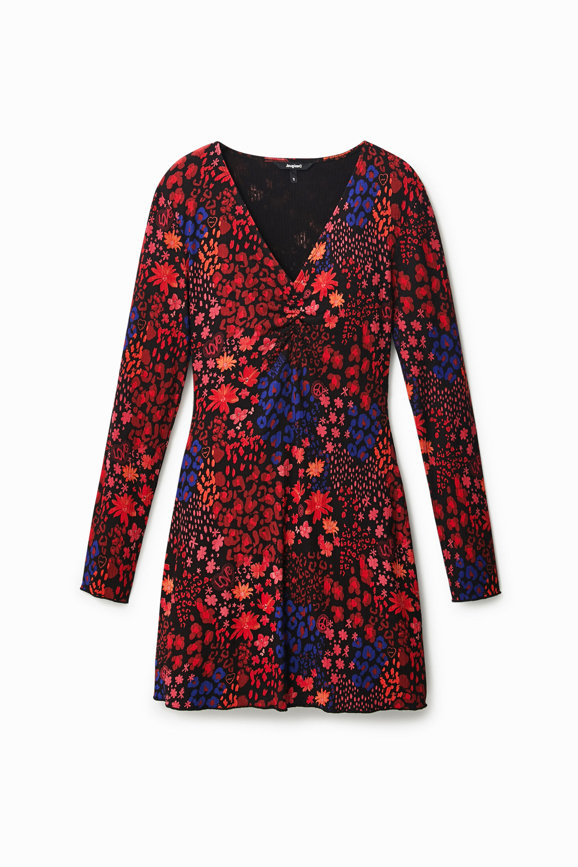 Oasis heart twist skater dress discount