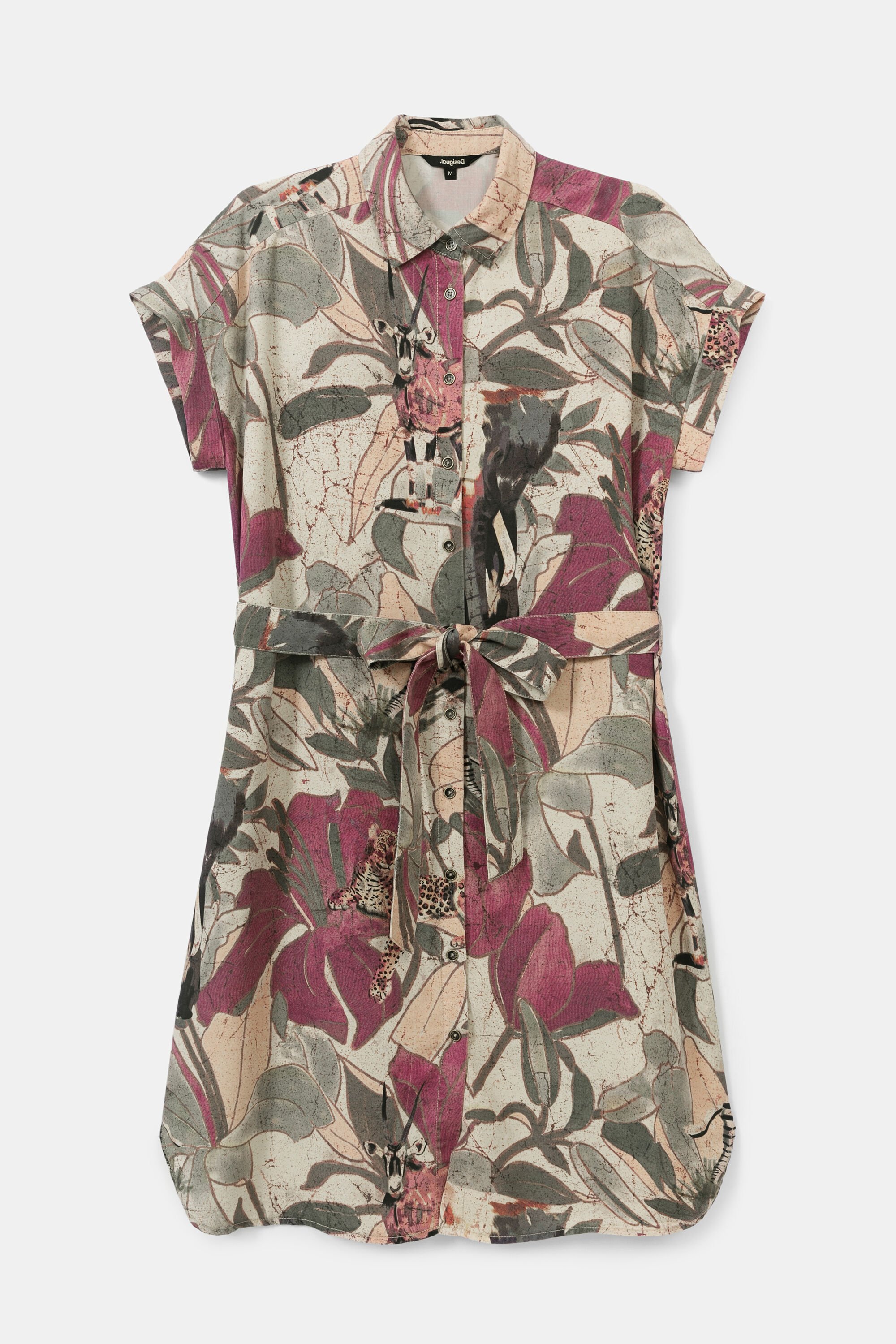 Short safari shirt dress Desigual