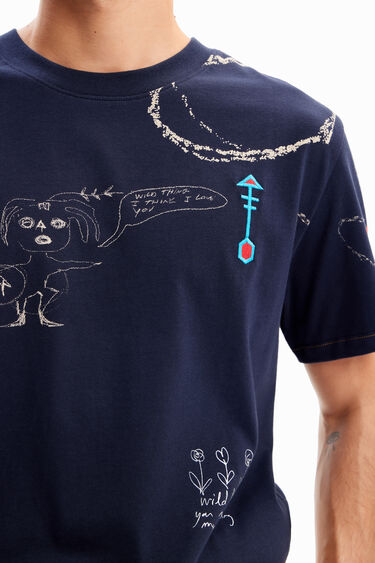 Arrow illustration T-shirt | Desigual