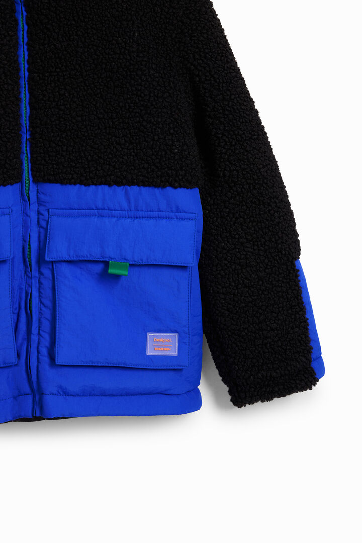 Combined padded coat | Desigual